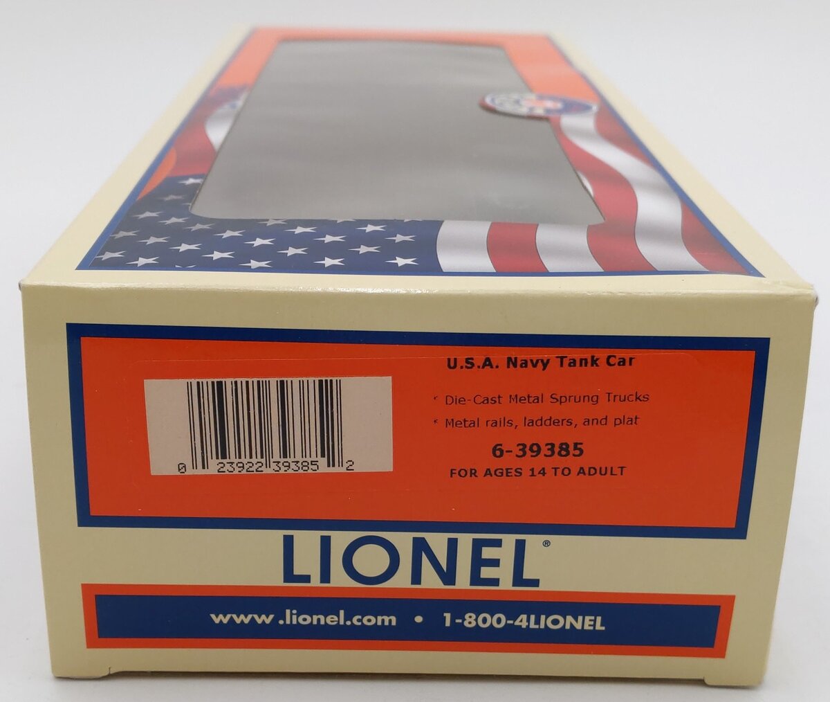Lionel 6-39385 O Scale US Navy Tank Car - Made in the USA LN/Box