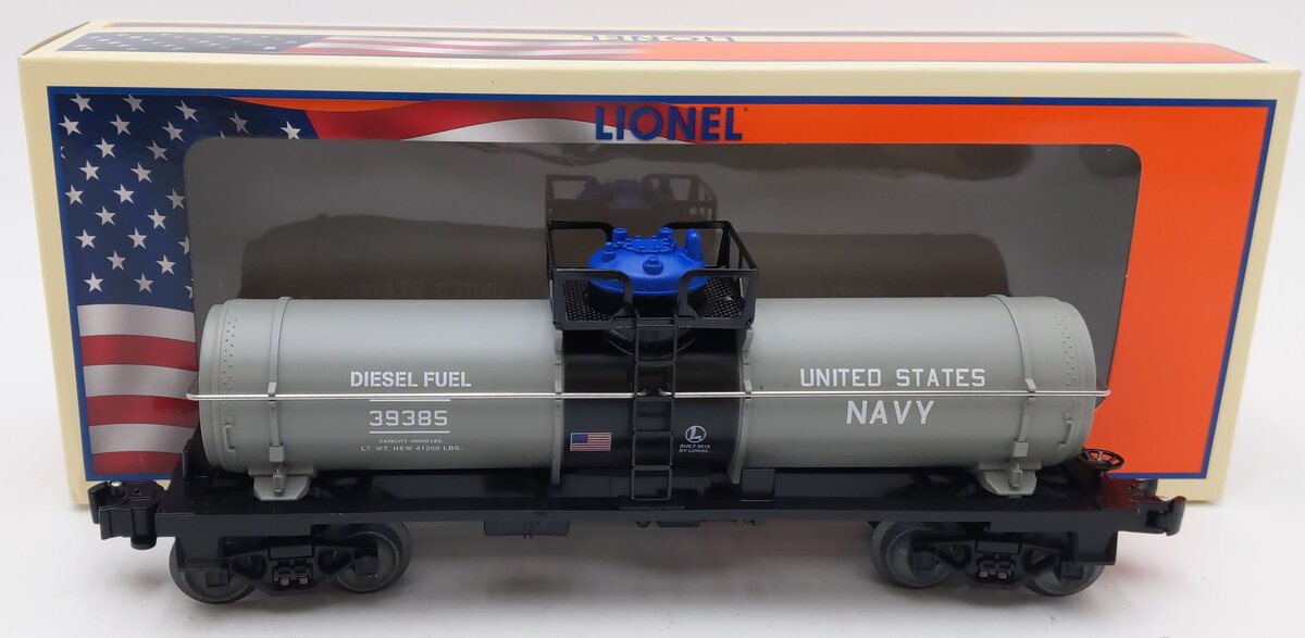 Lionel 6-39385 O Scale US Navy Tank Car - Made in the USA LN/Box