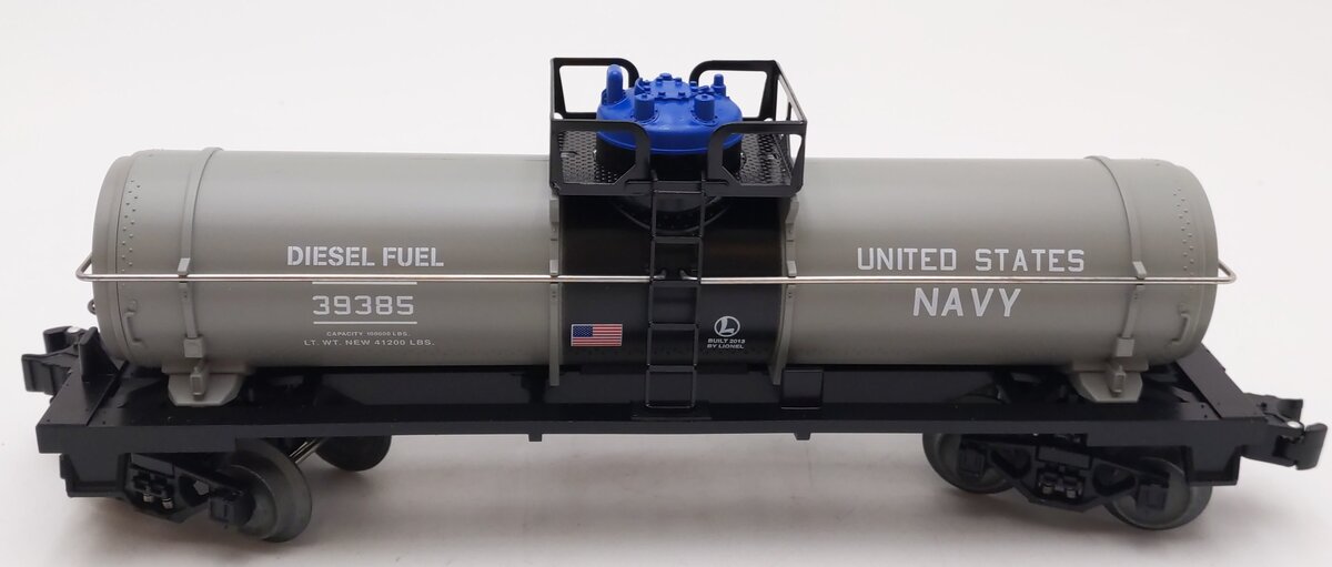 Lionel 6-39385 O Scale US Navy Tank Car - Made in the USA LN/Box