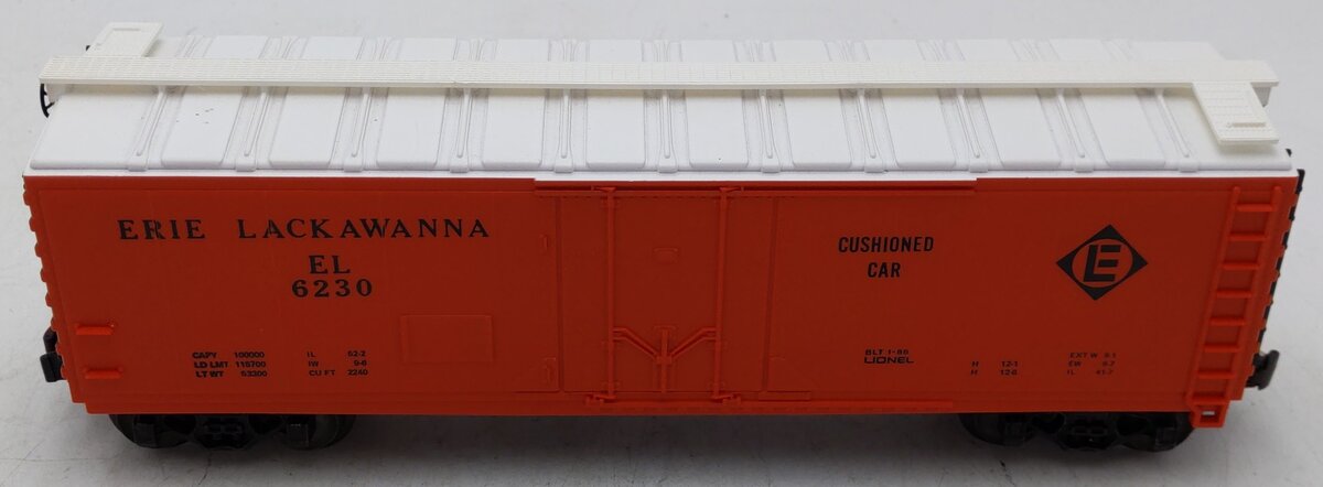 Lionel 6-6230 O Gauge Erie Lackawanna Refrigerator Car #6230