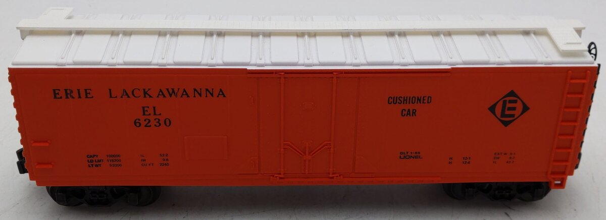 Lionel 6-6230 O Gauge Erie Lackawanna Refrigerator Car #6230