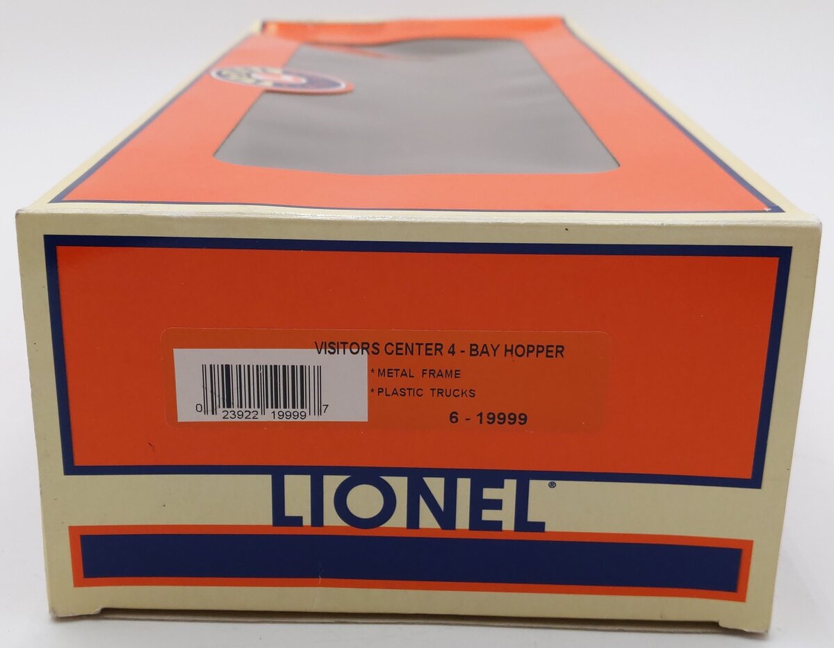 Lionel 6-19999 O Gauge Visitors Center 4-Bay Hopper #240411 LN/Box