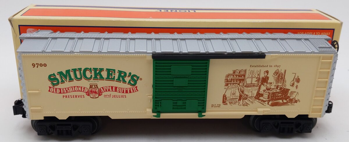 Lionel 6-26220 O Gauge Smucker's® 9700 Boxcar LN/Box