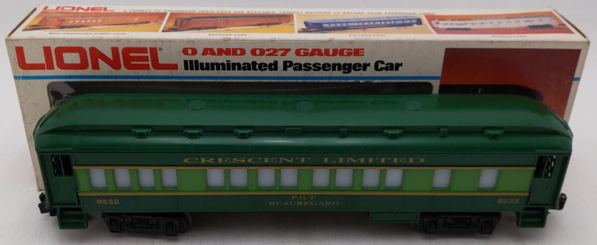 Lionel 6-9532 O Gauge Southern Crescent "P.G.T. Beauregard" Passenger Car #9532 EX/Box