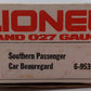 Lionel 6-9532 O Gauge Southern Crescent "P.G.T. Beauregard" Passenger Car #9532 EX/Box