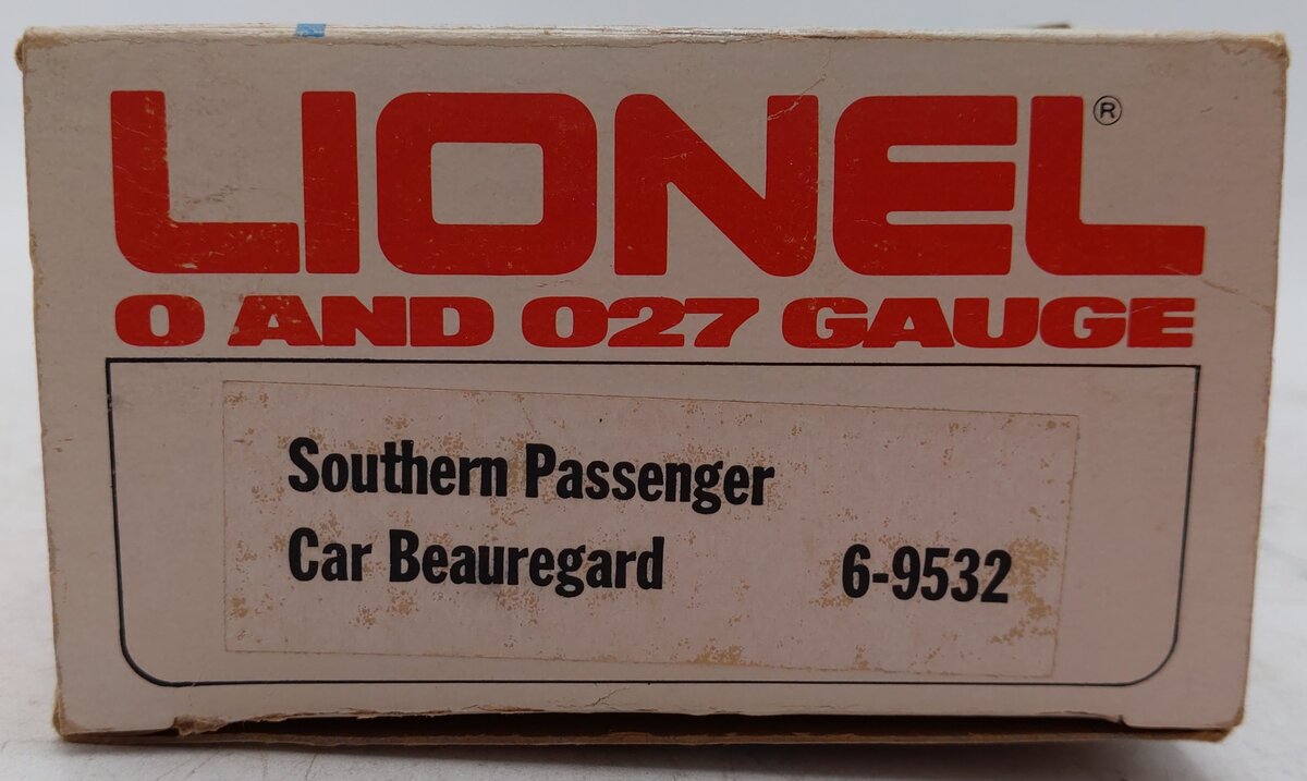 Lionel 6-9532 O Gauge Southern Crescent "P.G.T. Beauregard" Passenger Car #9532 EX/Box