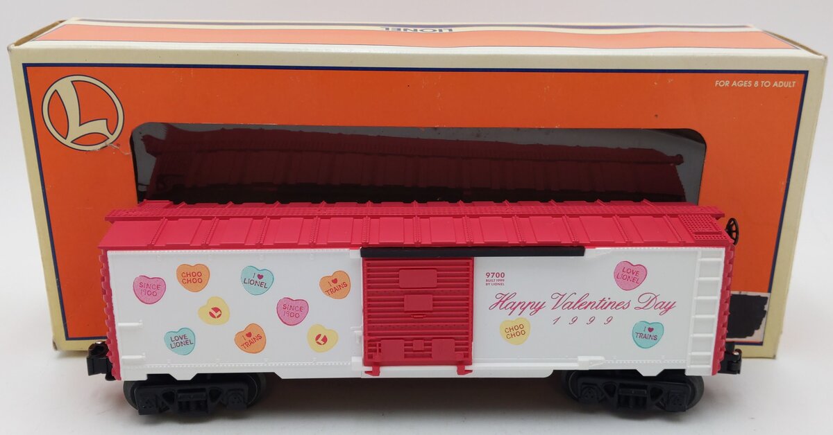Lionel 6-26235 O Gauge Happy Valentines Day 1999 Boxcar #9700 LN/Box