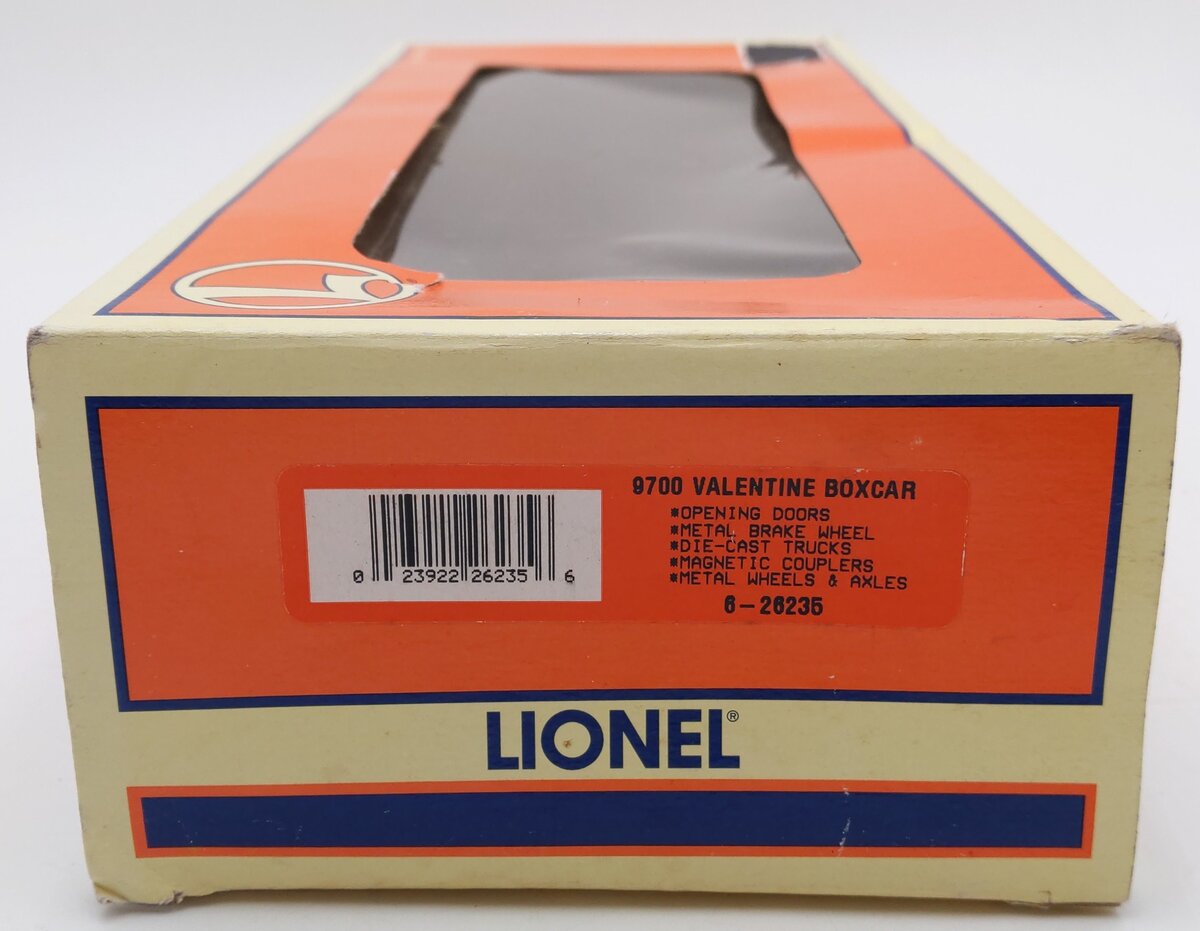 Lionel 6-26235 O Gauge Happy Valentines Day 1999 Boxcar #9700 LN/Box