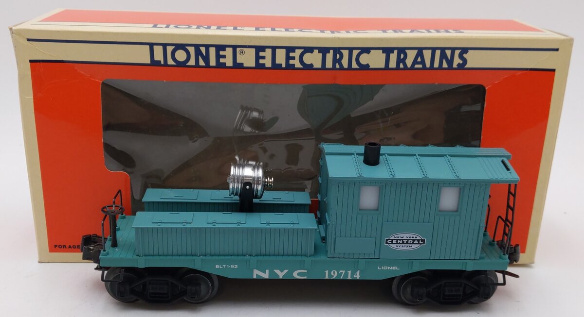 Lionel 6-19714 O Gauge New York Central Searchlight Caboose VG/Box