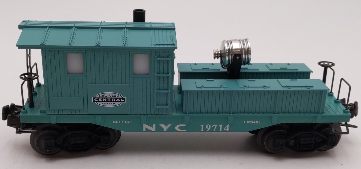 Lionel 6-19714 O Gauge New York Central Searchlight Caboose VG/Box