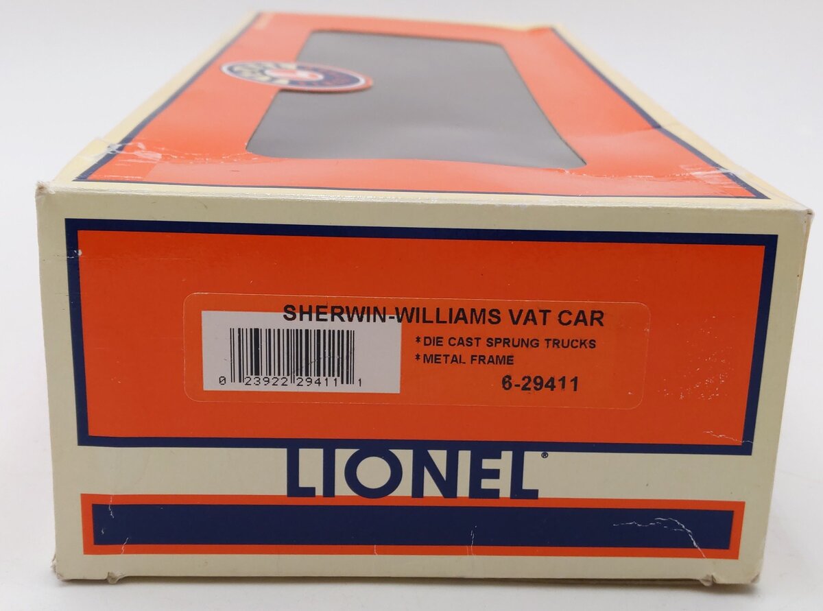 Lionel 6-29411 O Gauge Sherwin-Williams Vat Car LN/Box
