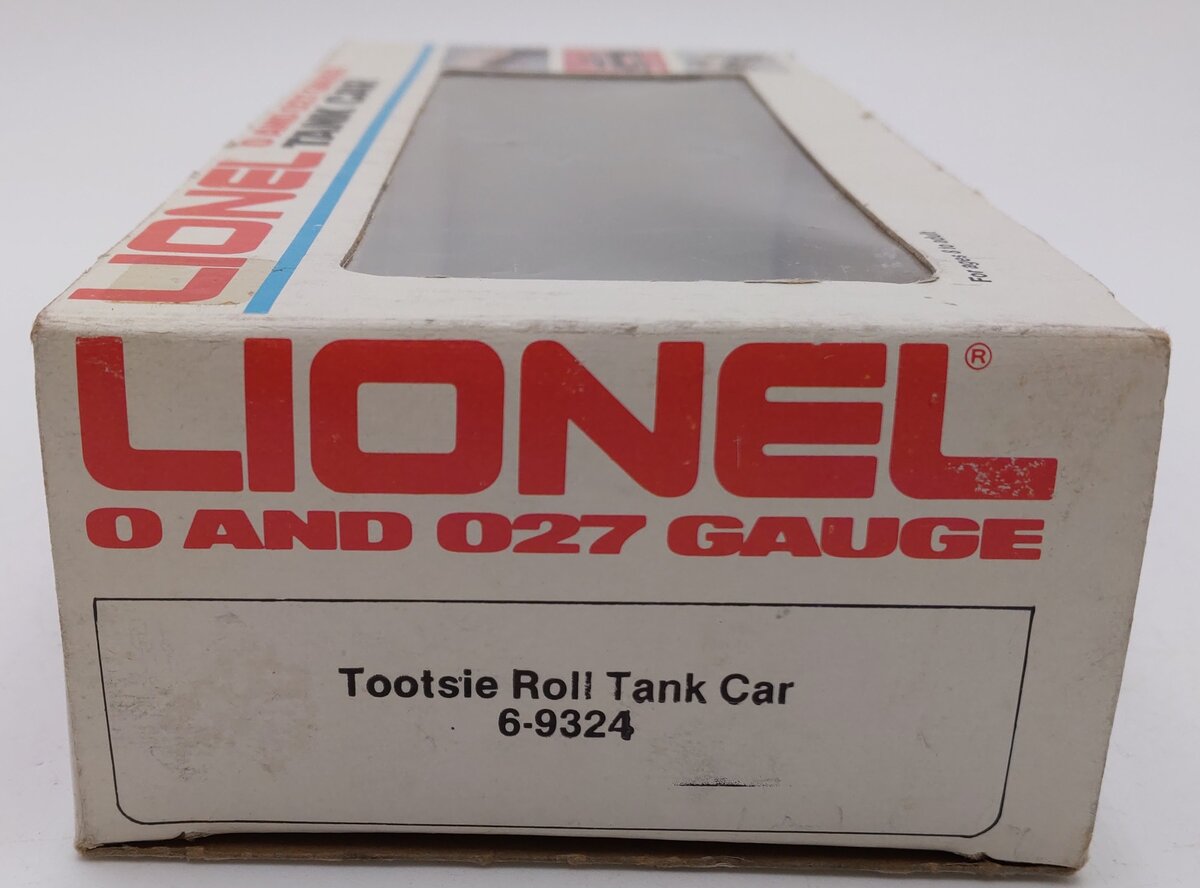 Lionel 6-9324 O Gauge Tootsie Roll Single Dome Tank Car EX/Box