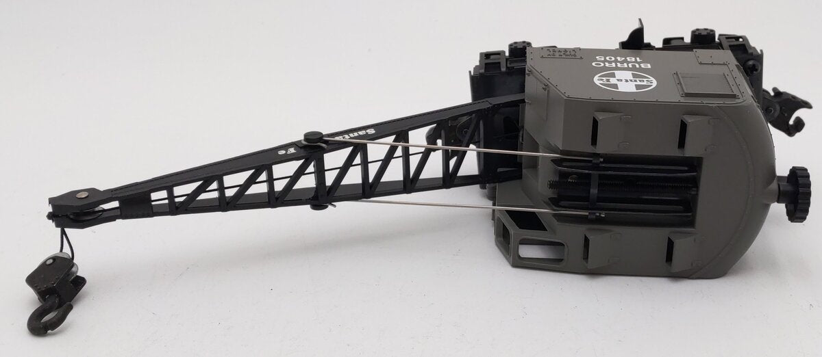 Lionel 6-18405 O Gauge Santa Fe Operating Burro Crane EX