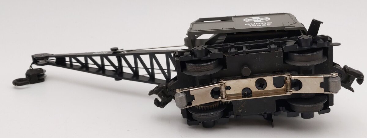 Lionel 6-18405 O Gauge Santa Fe Operating Burro Crane EX