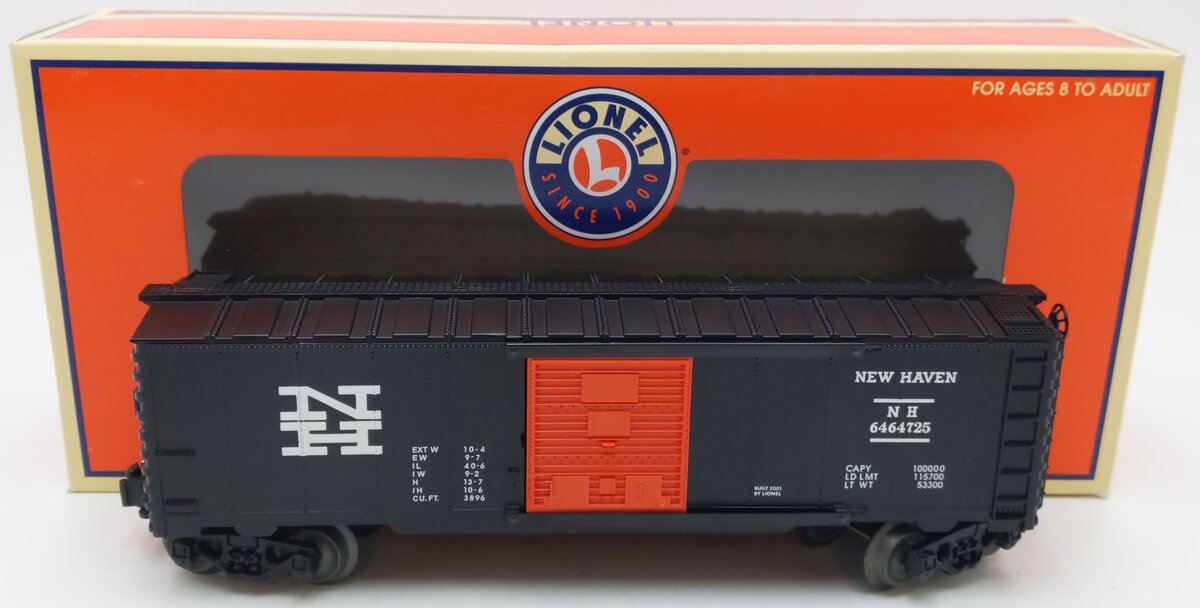 Lionel 6-39204 O Gauge New Haven Boxcar #6464-725 LN/Box