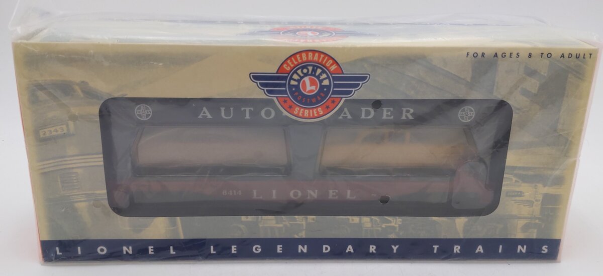 Lionel 6-29463 O Gauge PWC 6414 Evans Auto Loader with Cheapie Autos NIB
