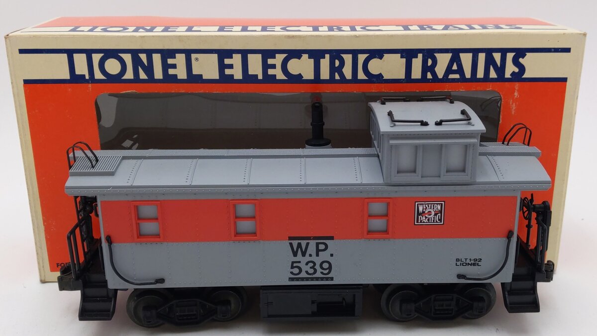 Lionel 6-16539 O Gauge Western Pacific Smoking Caboose #539 EX/Box