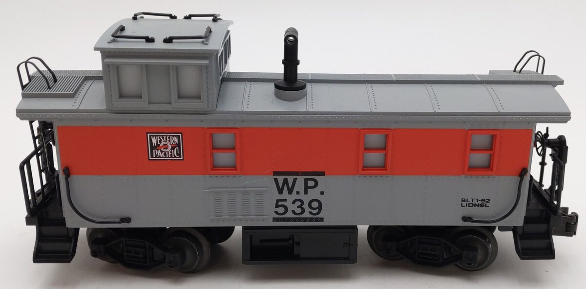 Lionel 6-16539 O Gauge Western Pacific Smoking Caboose #539 EX/Box