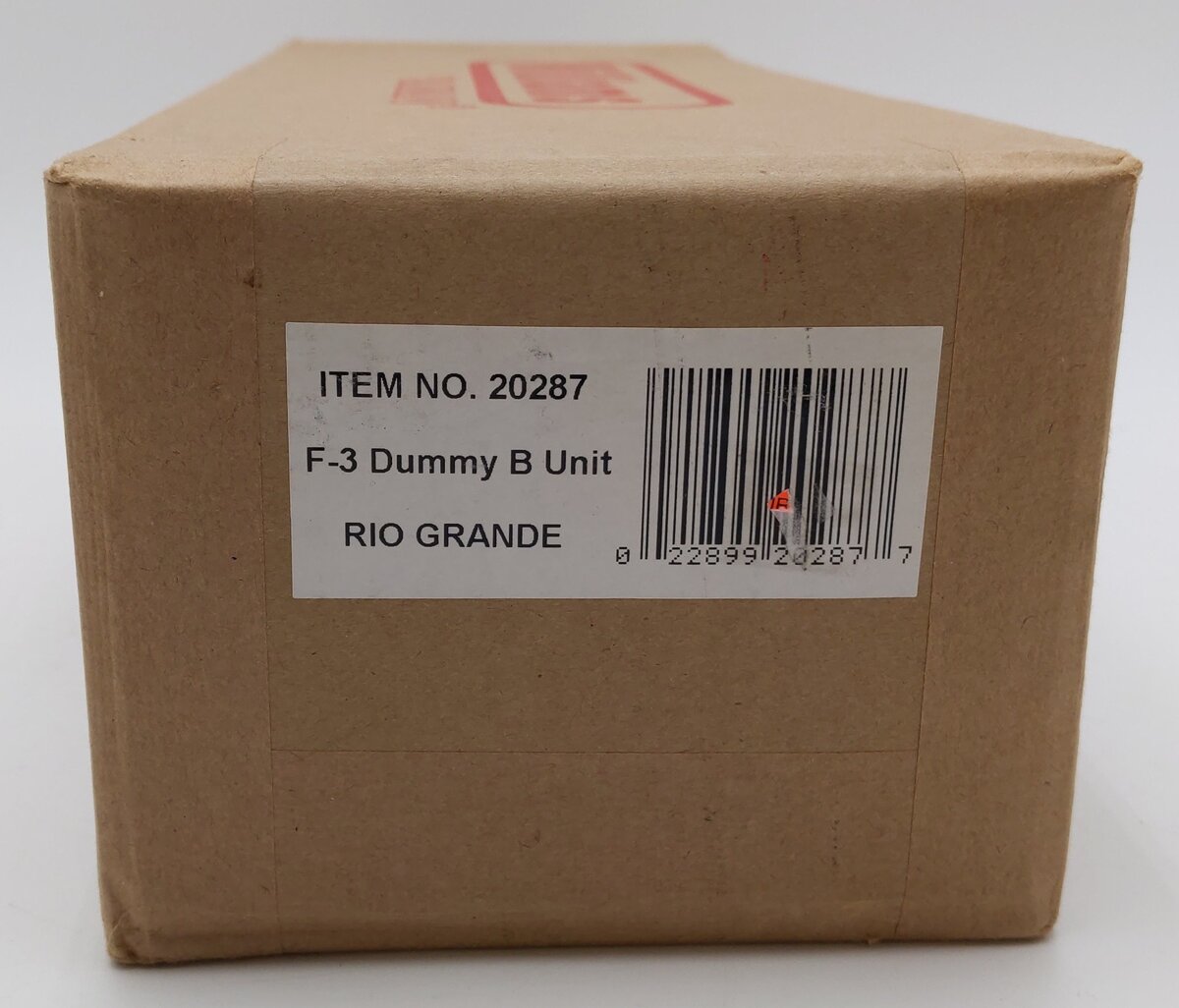 Williams 20287 O Gauge D&RGW F-3 Diesel Dummy B-Unit MT/Box