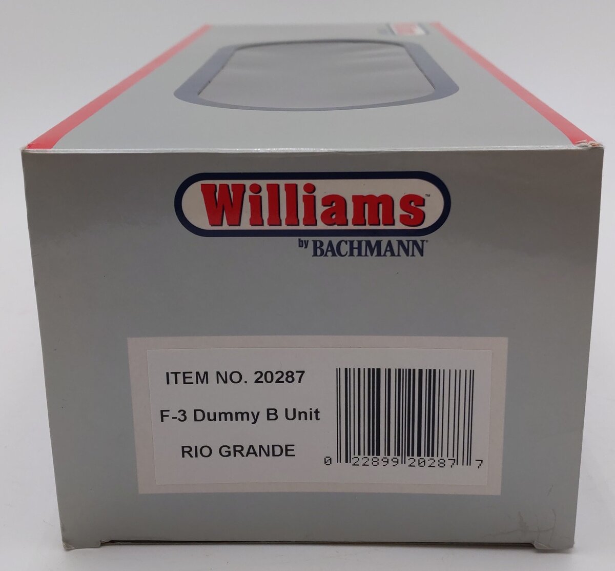 Williams 20287 O Gauge D&RGW F-3 Diesel Dummy B-Unit MT/Box