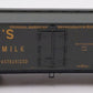 Lionel 6-17331 O Gauge Hoods Milk Refrigerator Car #809 EX/Box