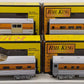 MTH 30-6094 O Denver & Rio Grande O-27 Streamlined Passenger Car Set (Set of 4) VG/Box
