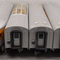 MTH 30-6094 O Denver & Rio Grande O-27 Streamlined Passenger Car Set (Set of 4) VG/Box