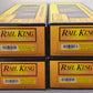 MTH 30-6094 O Denver & Rio Grande O-27 Streamlined Passenger Car Set (Set of 4) VG/Box