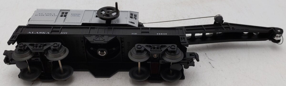 Lionel 6-36840 O Gauge Alaska Railroad Operating Crane Car EX