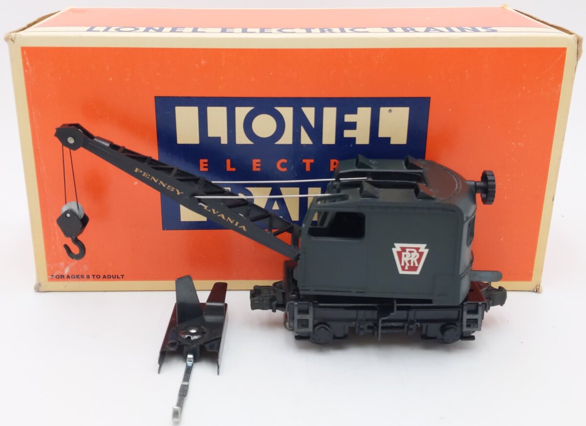 Lionel 6-18410 O Gauge Pennsylvania Operating Burro Crane EX/Box