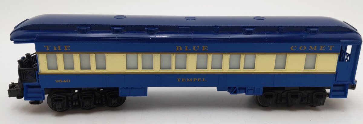 Lionel 6-9540 O Gauge Blue Comet "Tempel" Observation Car #9540 EX/Box