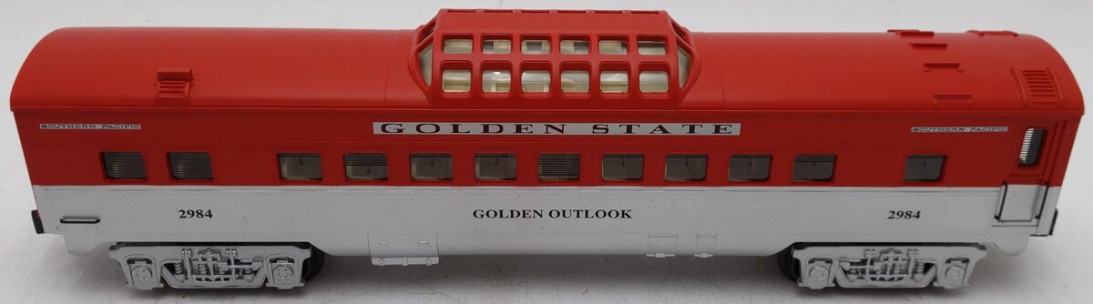 K-Line K4532-2984 O Golden State Golden Outlook 13.5" Vista Dome Car #2984 EX/Box