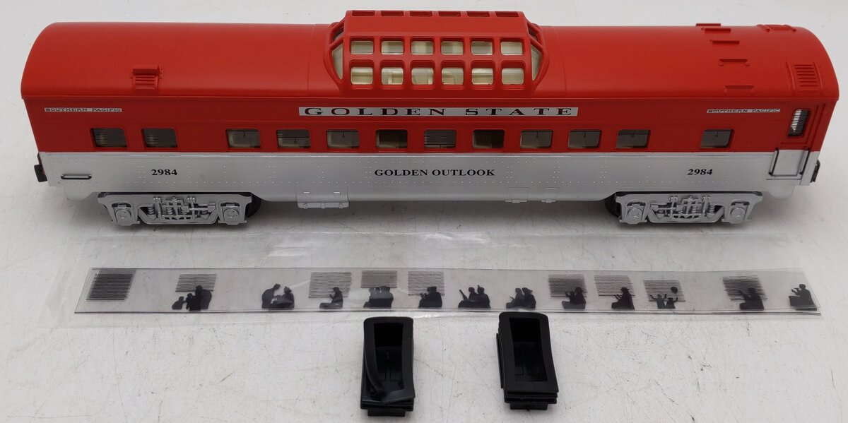 K-Line K4532-2984 O Golden State Golden Outlook 13.5" Vista Dome Car #2984 EX/Box
