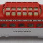 K-Line K4532-0214 O SP Golden State "Golden Moon" 13.5 " Vista Dome Car #214 EX/Box