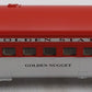 K-Line K4532-2399 O Golden State Golden Nugget 13.5" Streamliner Coach Car #2399 EX/Box