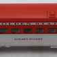 K-Line K4532-2399 O Golden State Golden Nugget 13.5" Streamliner Coach Car #2399 EX/Box