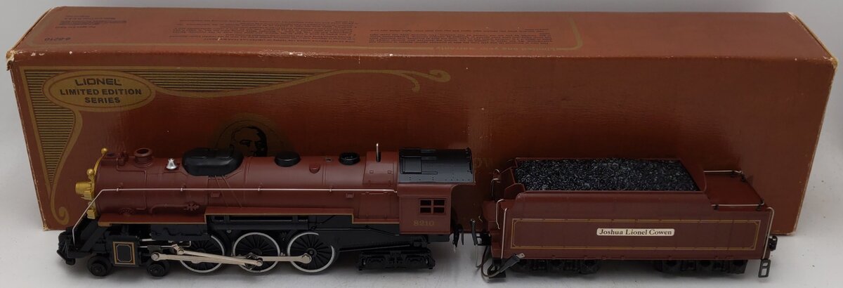 Lionel 6-8210 O Gauge Joshua Lionel Cowen 4-6-4 Hudson Steam Loco & Tender #8210 EX/Box