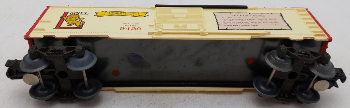 Lionel 6-9429 O Gauge Joshua Lionel Cowen Early Years Boxcar EX/Box