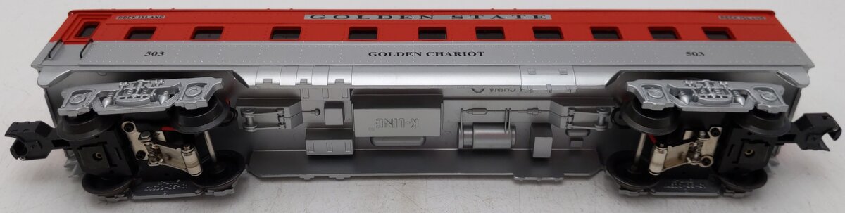 K-Line K320503 O Golden State Golden Chariot 13.5" Streamliner Pullman Car #503 EX/Box