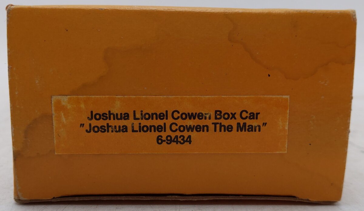 Lionel 6-9434 O Gauge Joshua Lionel Cowen "The Man" Boxcar EX/Box