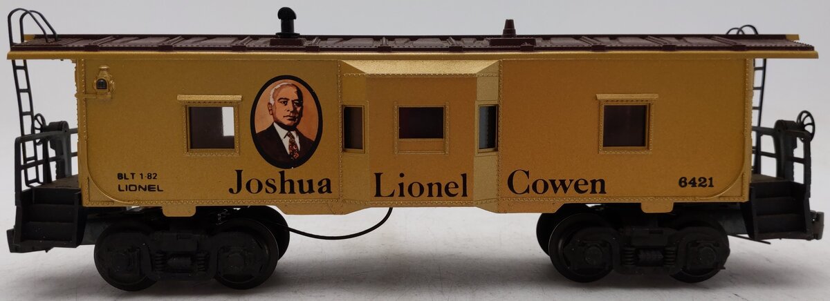 Lionel 6-6421 O Gauge Joshua L. Cowen Bay Window Illuminated Caboose EX/Box