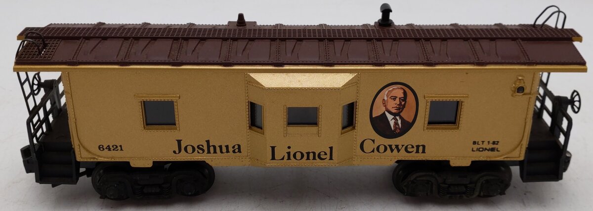 Lionel 6-6421 O Gauge Joshua L. Cowen Bay Window Illuminated Caboose EX/Box