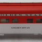 K-Line K4532-0479 O Rock Island Golden Divan 13.5" Streamliner Observation Car EX/Box