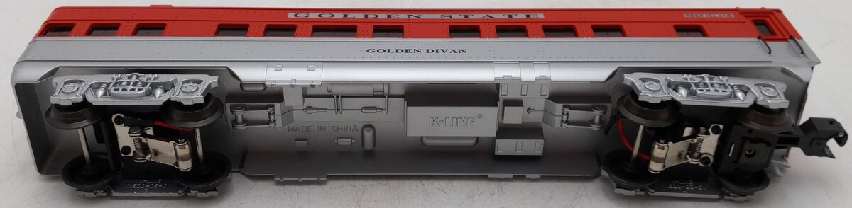 K-Line K4532-0479 O Rock Island Golden Divan 13.5" Streamliner Observation Car EX/Box