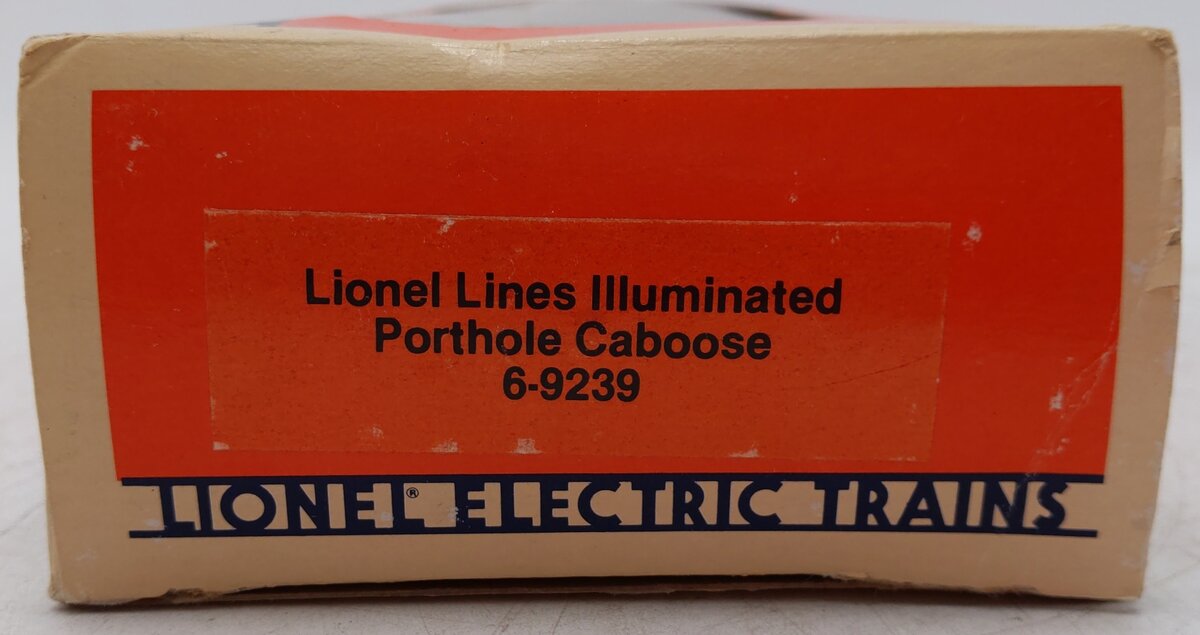 Lionel 6-9239 O Gauge Lionel Lines Illuminated Porthole Caboose EX/Box