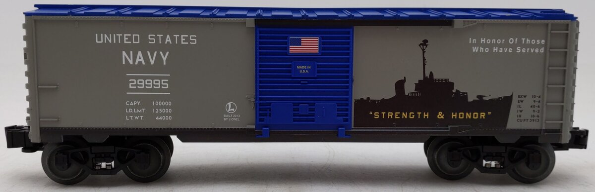 Lionel 6-29995 O USA/ US Navy Boxcar EX/Box
