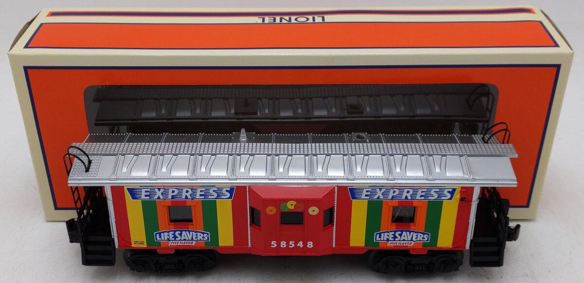 Lionel 6-58548 O Gauge Lifesavers SW Bay Window Caboose #58548 EX/Box