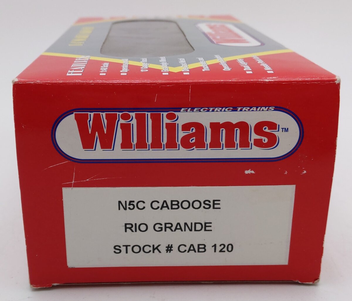 Williams 01486 Rio Grande N5C Porthole Caboose EX/Box