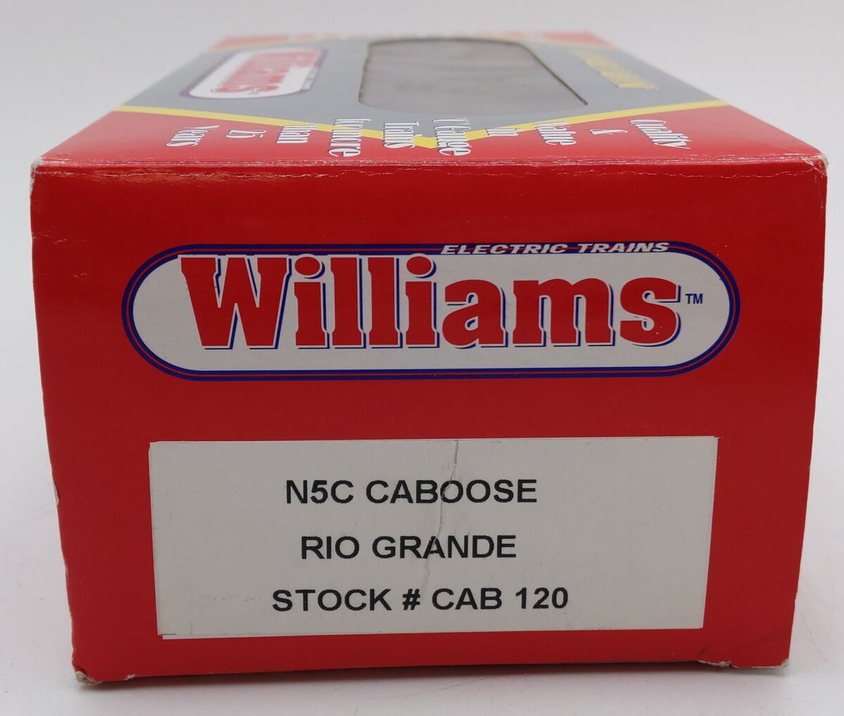 Williams 01486 Rio Grande N5C Porthole Caboose EX/Box