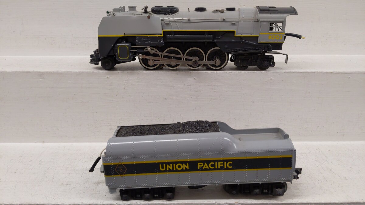 Lionel 6-8002 O Union Pacific Berkshire 2-8-4 Steam Locomotive & Tender #8002 VG